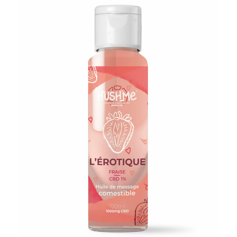 Huile de Massage Comestible au CBD 1000mg