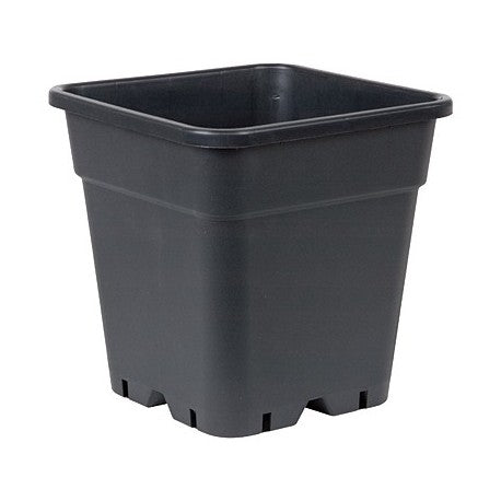POT CARRE NOIR 14L - 28x28x28cm