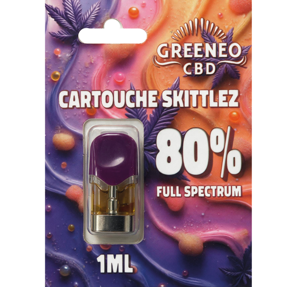 Cartouche PEN Skittlez 80% CBD- CBN