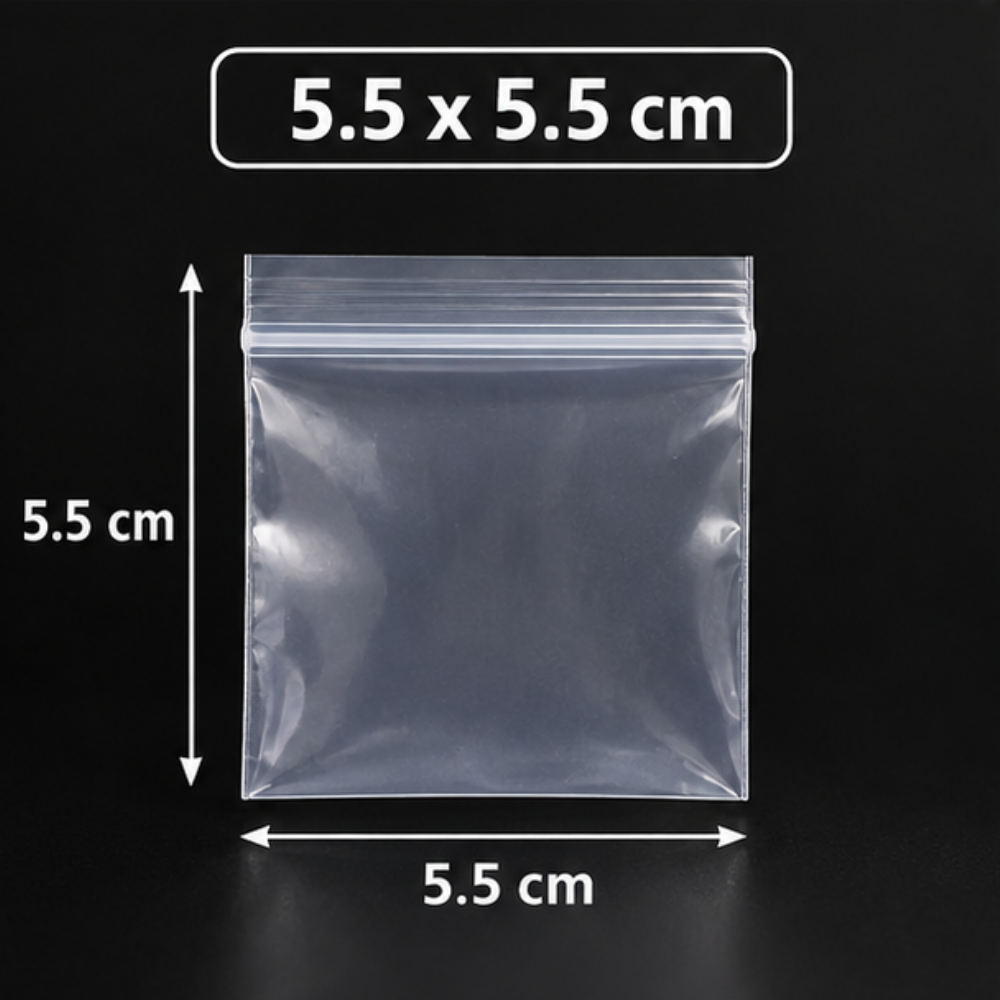 Sachet Zip 5.5cm par 5.5cm x100