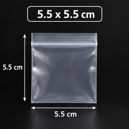 Sachet Zip 5.5cm par 5.5cm x100