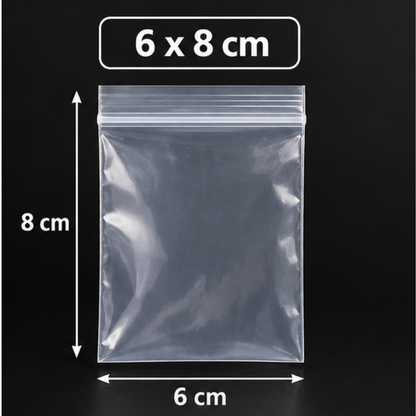 Sachet ZIP 6cm par 8cm x 100