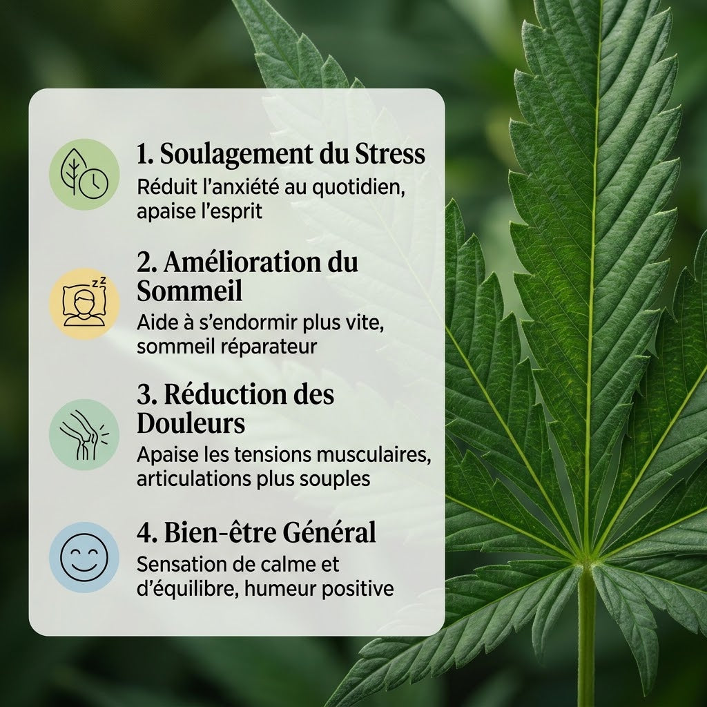 Les bienfaits du CBD