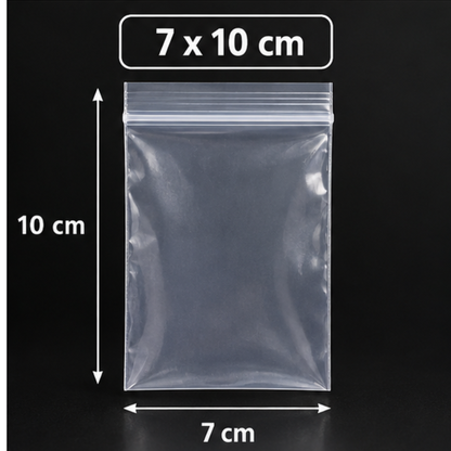 Sachet Zip 7cm par 10cm x100