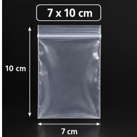 Sachet Zip 7cm par 10cm x100