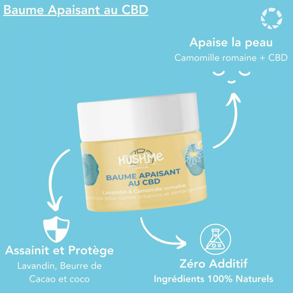 Baume Irritation au CBD 1000mg