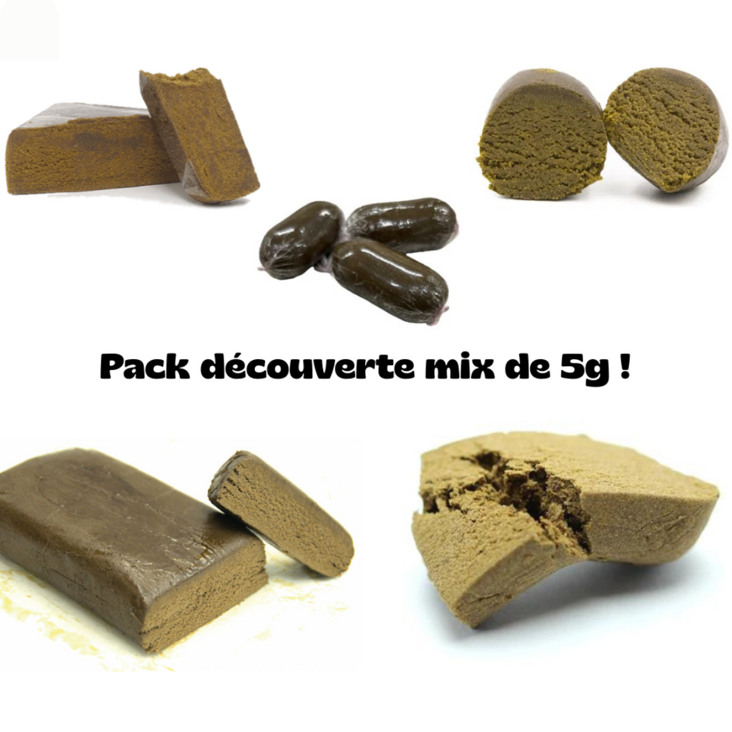 Pack découverte mix de 5g