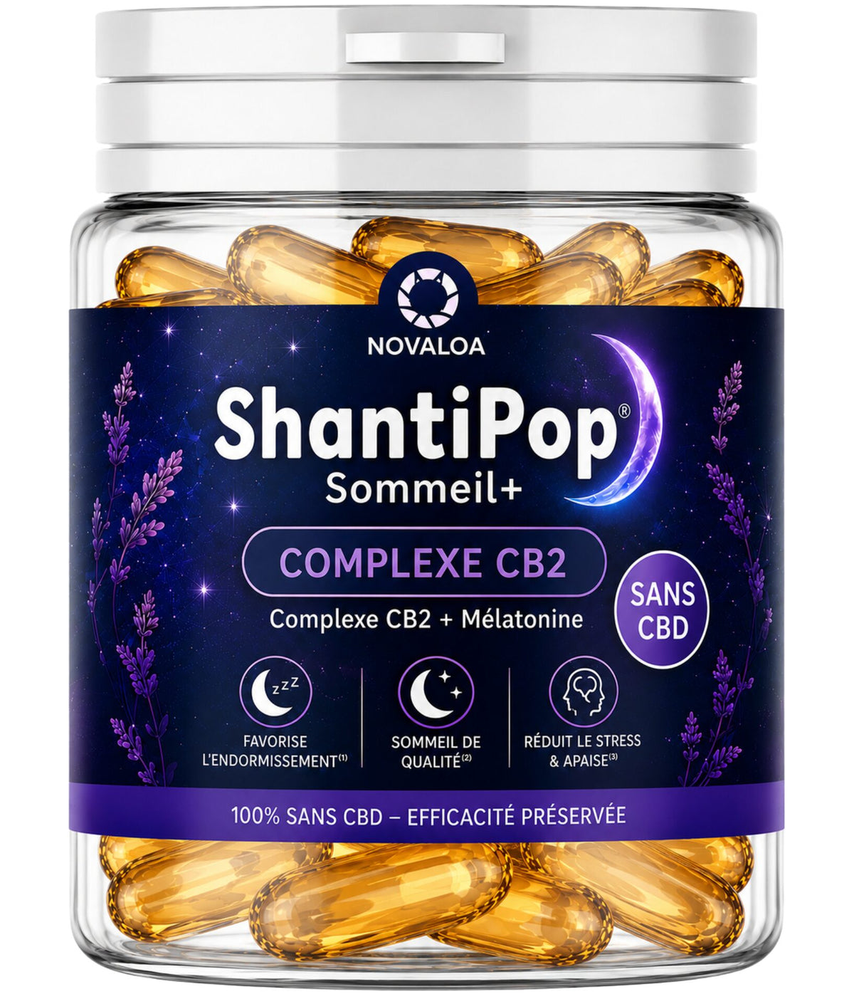 Gélules liquides Sommeil CB2 – 1500mg