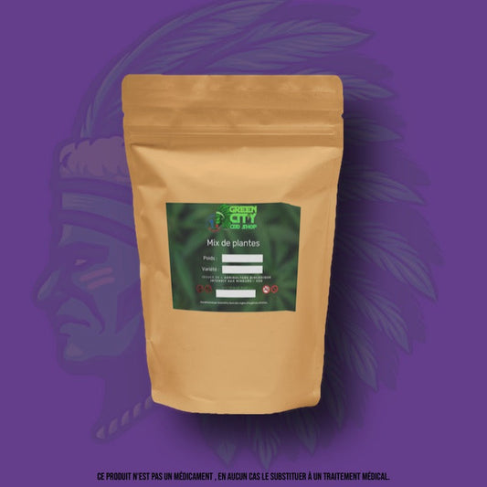 Mix de plantes (Framboisier, tussilage, marjolaine, noisetier, rose) 40g - GreenCity - E-shop CBD Roanne