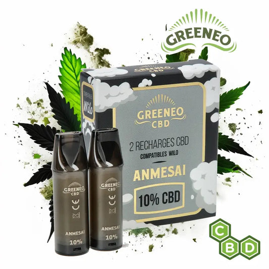 Cartouches X2 POD Amnésia 10% CBD