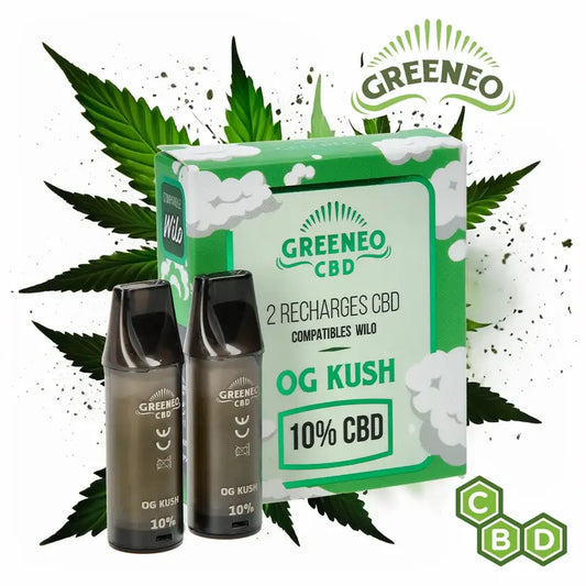 Cartouches X2 POD OG Kush 10% CBD