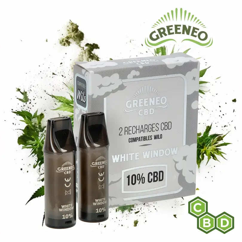 Cartouches X2 POD White Widow 10% CBD