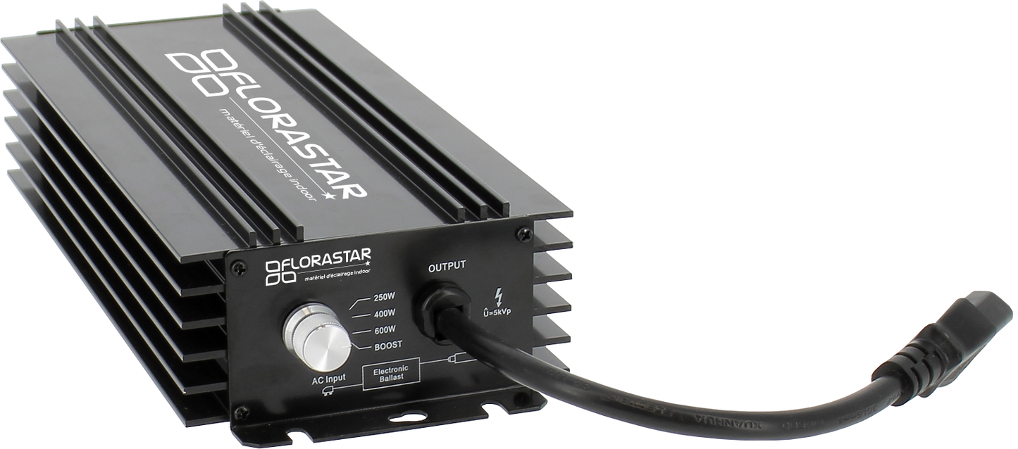 Ballast Florastar électro réglable en 250w - 400w - 600W SUPER LUMENS