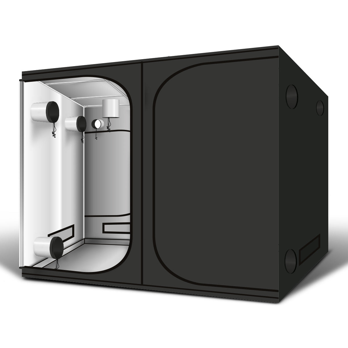 Chambre de culture GREENCUBE - G-MAX WIDE Mylar 240x120x200