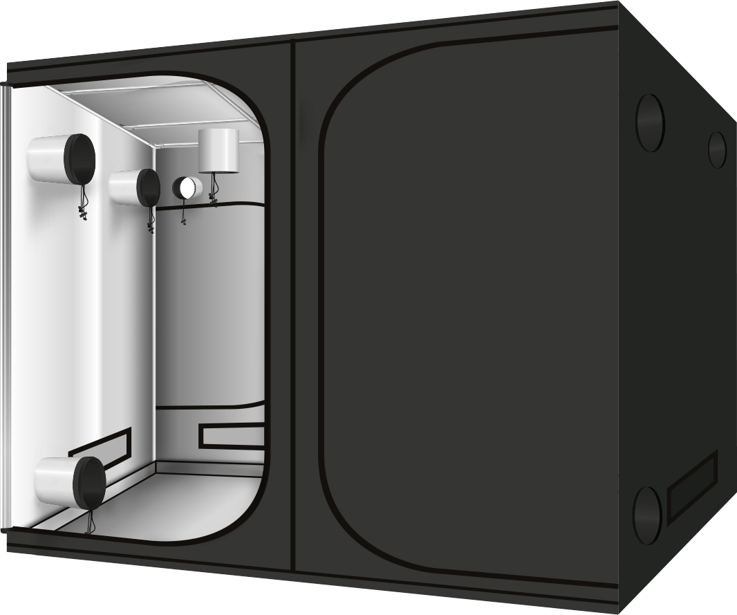 Chambre de culture GREENCUBE - G-MAX WIDE Mylar 240x120x200