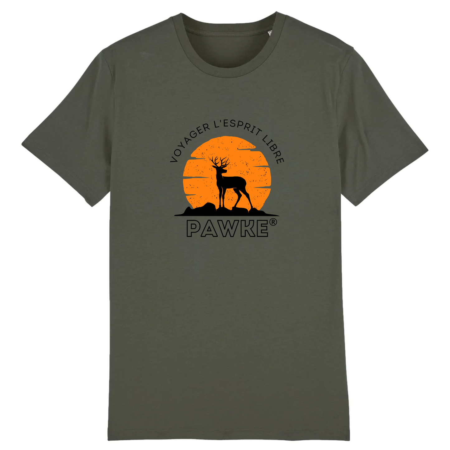 T-shirt BIO Esprit Libre - Pawke