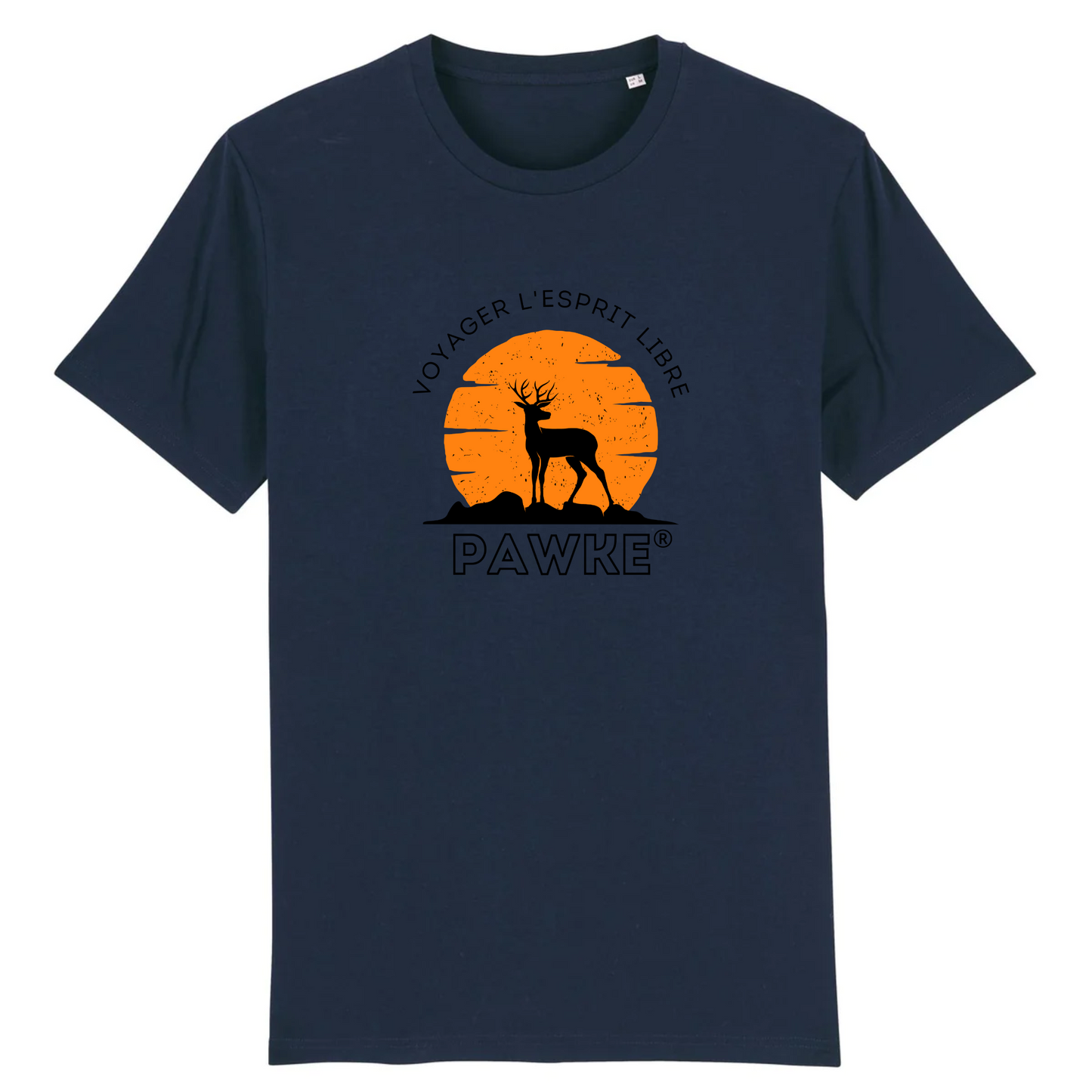 T-shirt BIO Esprit Libre - Pawke