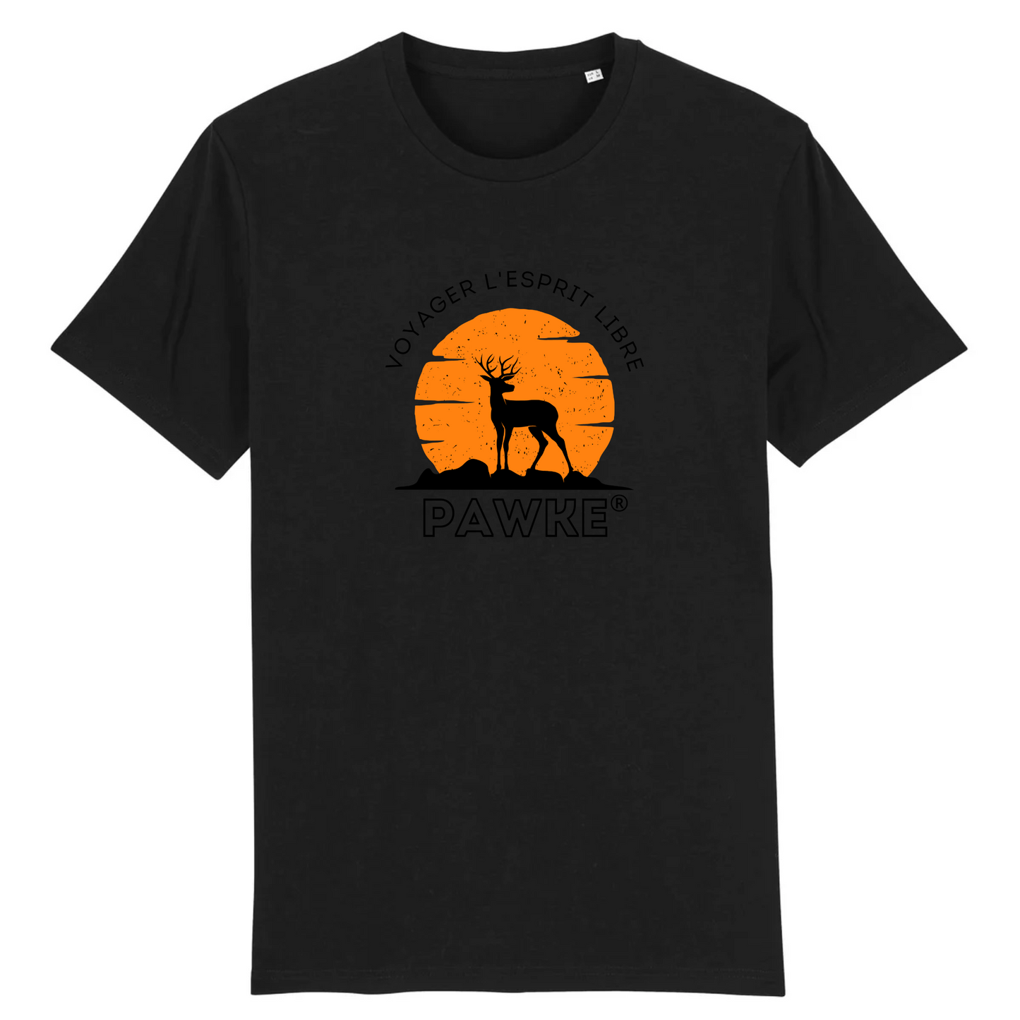 T-shirt BIO Esprit Libre - Pawke
