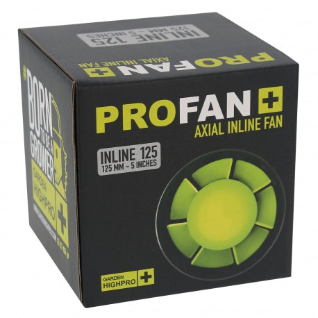 Extracteur de gaine PROFAN 125 mm - 190 m³/h - Garden HIGHPRO