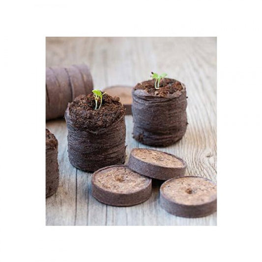 lot de 10 Pastilles de tourbe compressée