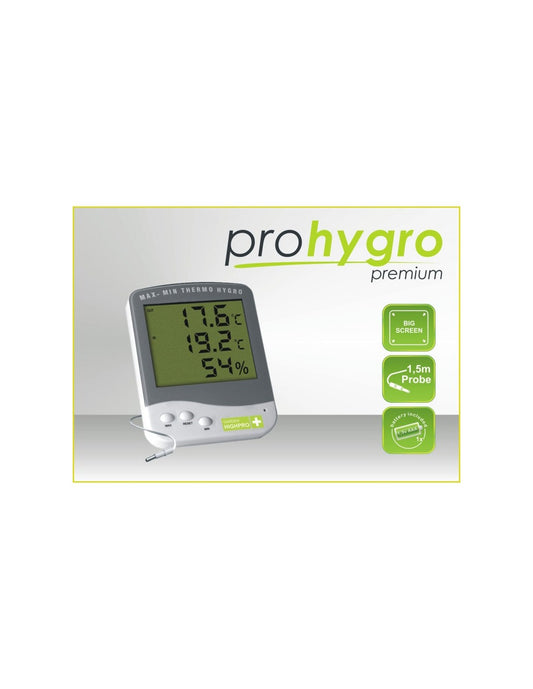 THERMO - HYGROMETRE - DIGITAL PREMIUM - AVEC SONDE T° 1,50 M